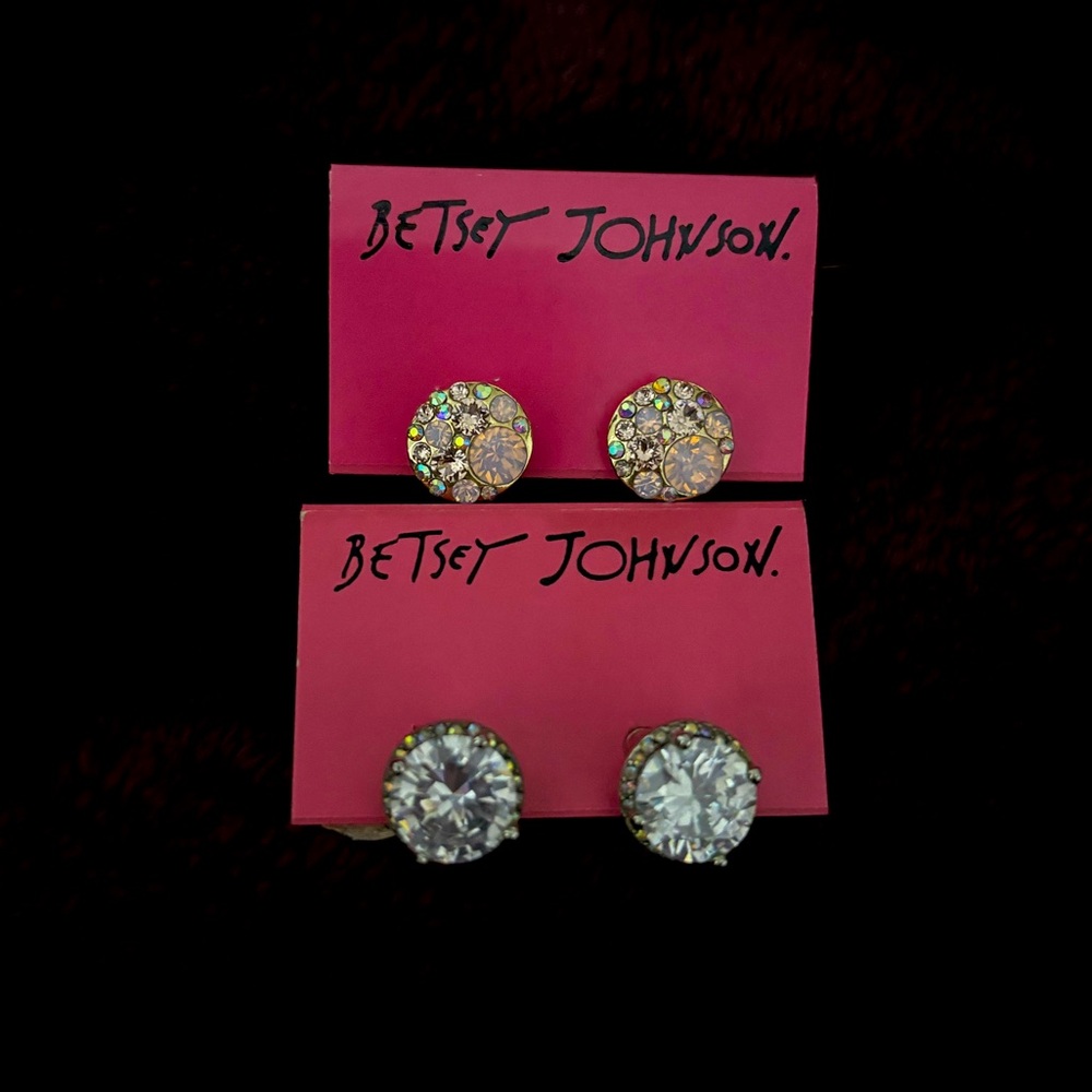 Betsy Johnson Earrings Bundle
